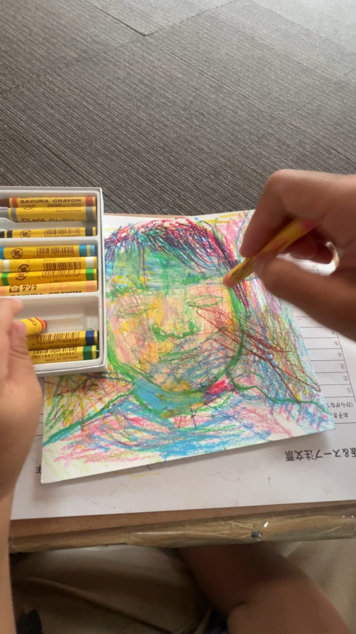 新門岳大の制作風景